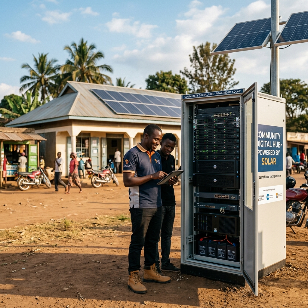 African technology infrastructure deployed in real-world conditions